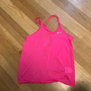 Nike pink xs dri-fit tank